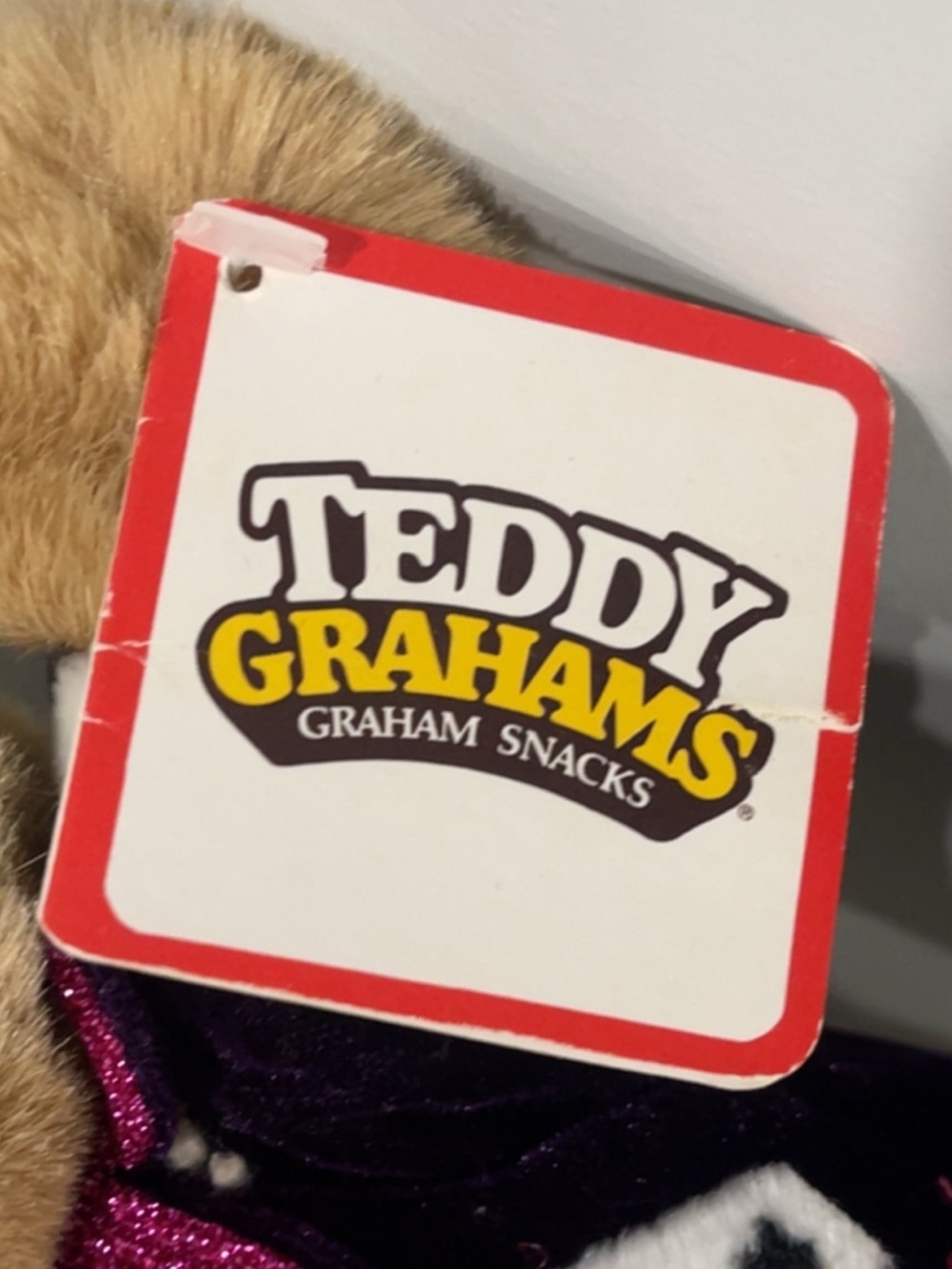 NWT - 90s Nabisco Applause Teddy Grahams "Rock Star" Bear - Picture 4 of 7